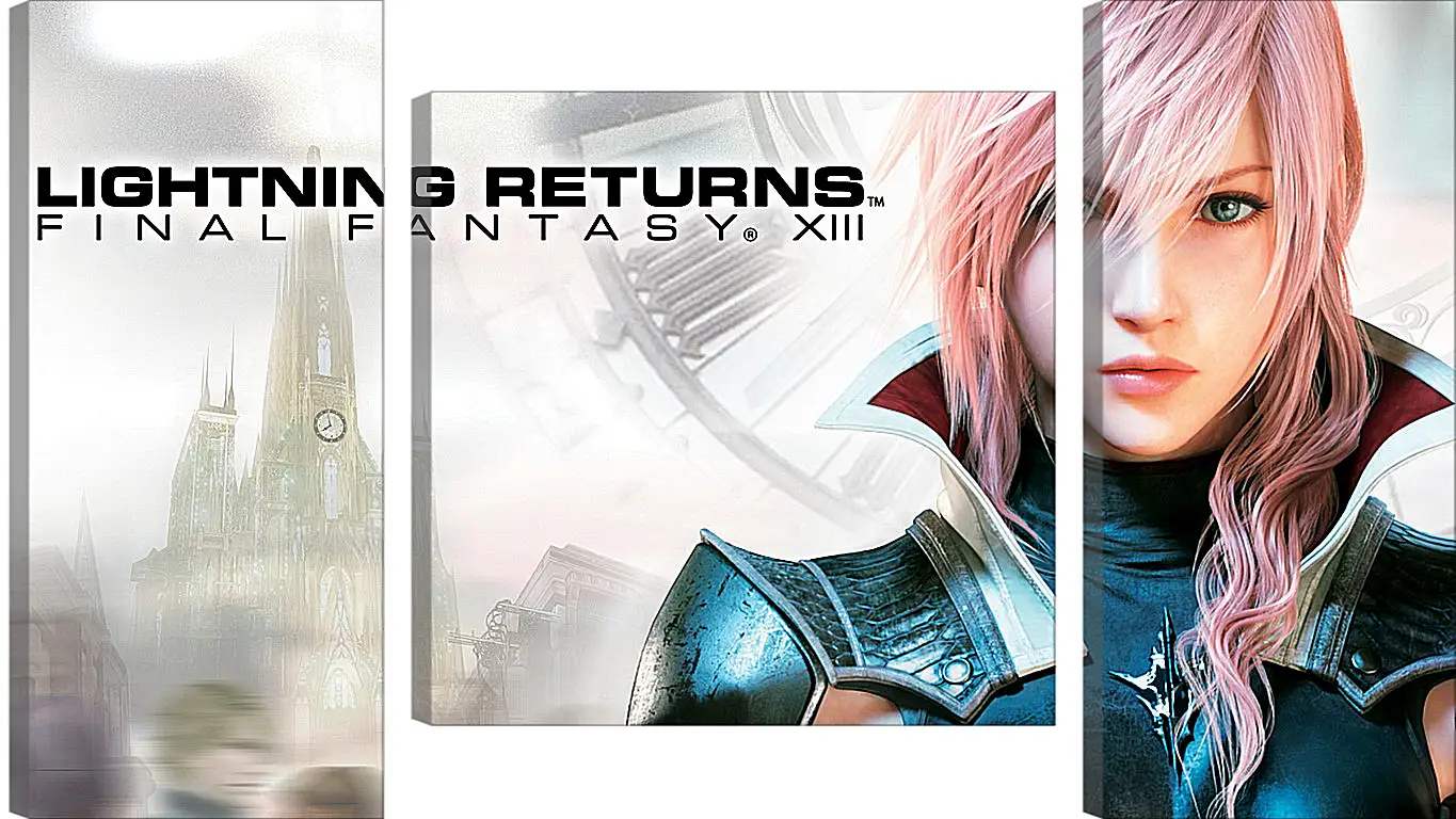 Модульная картина - lightning returns final fantasy xiii, lightning, novus partus
