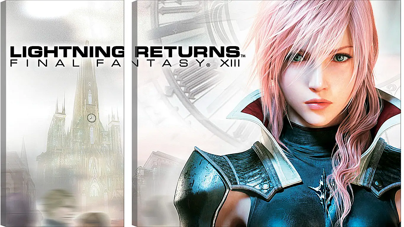 Модульная картина - lightning returns final fantasy xiii, lightning, novus partus
