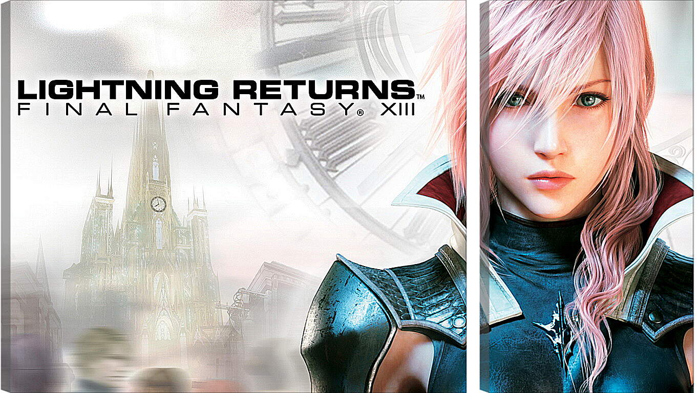 Модульная картина - lightning returns final fantasy xiii, lightning, novus partus
