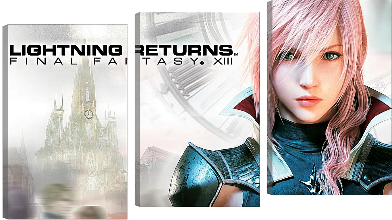 Модульная картина - lightning returns final fantasy xiii, lightning, novus partus
