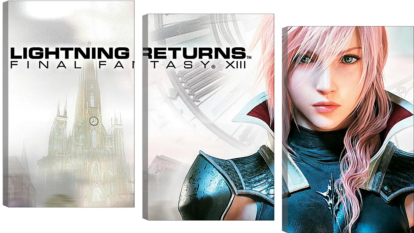 Модульная картина - lightning returns final fantasy xiii, lightning, novus partus
