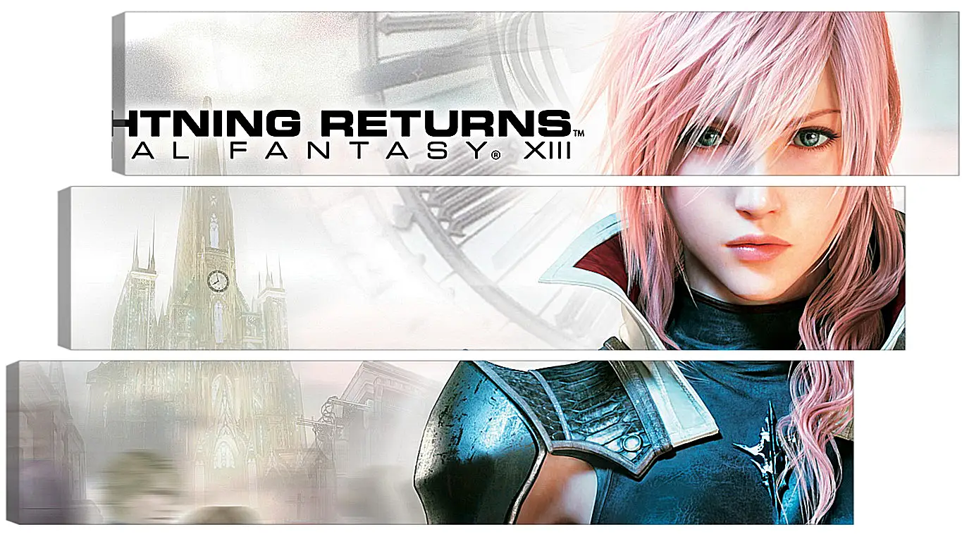 Модульная картина - lightning returns final fantasy xiii, lightning, novus partus
