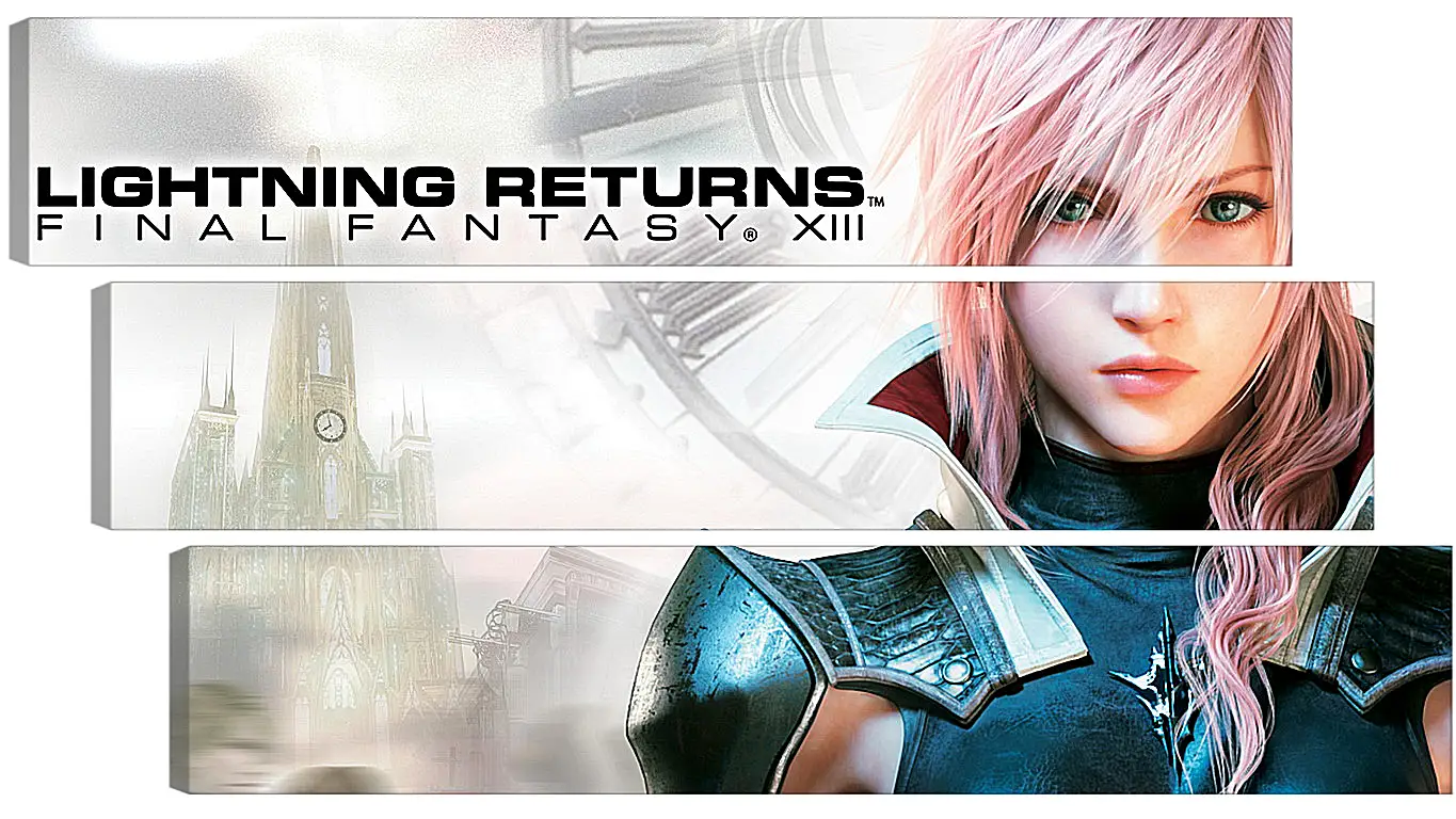 Модульная картина - lightning returns final fantasy xiii, lightning, novus partus
