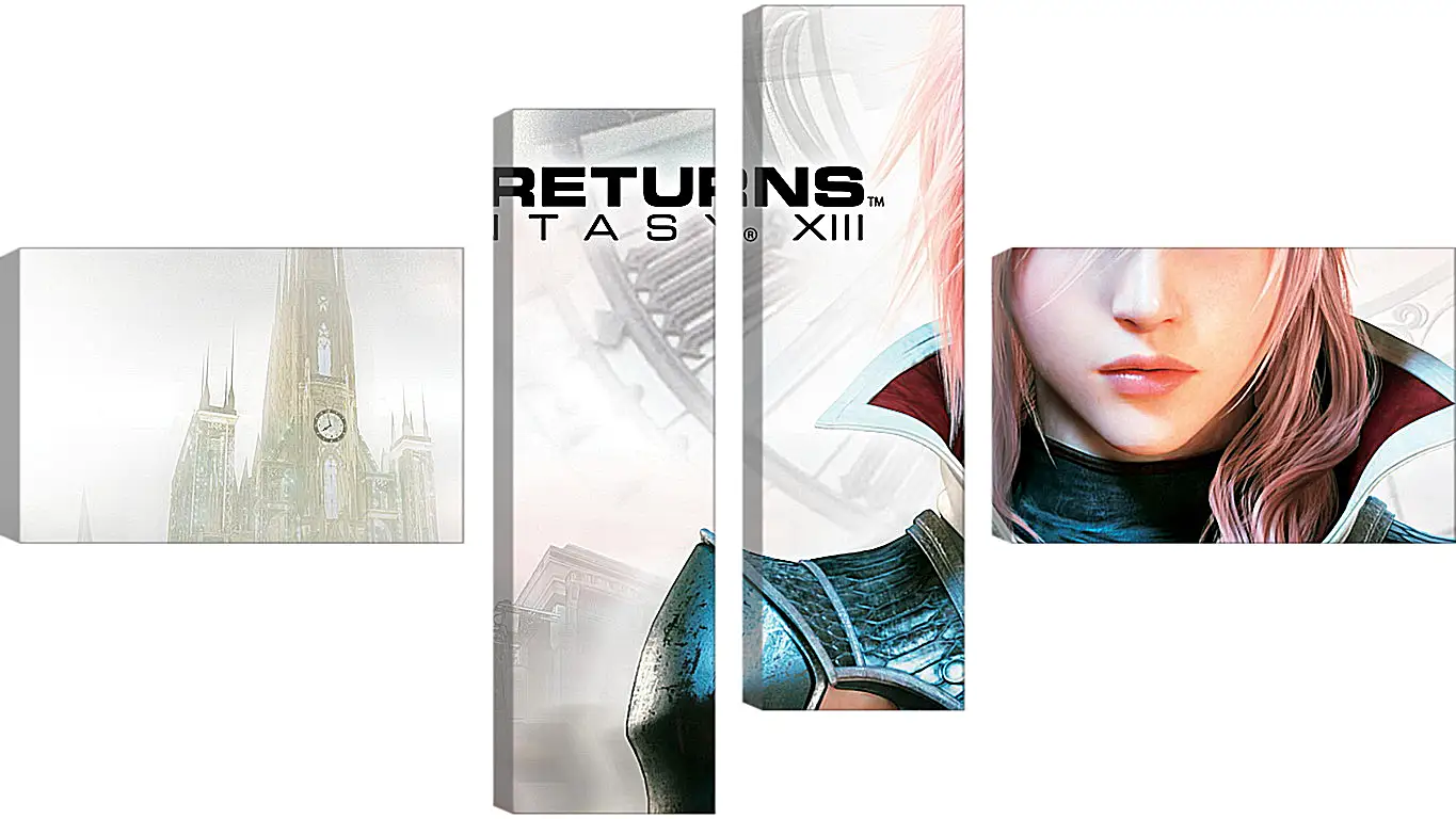 Модульная картина - lightning returns final fantasy xiii, lightning, novus partus
