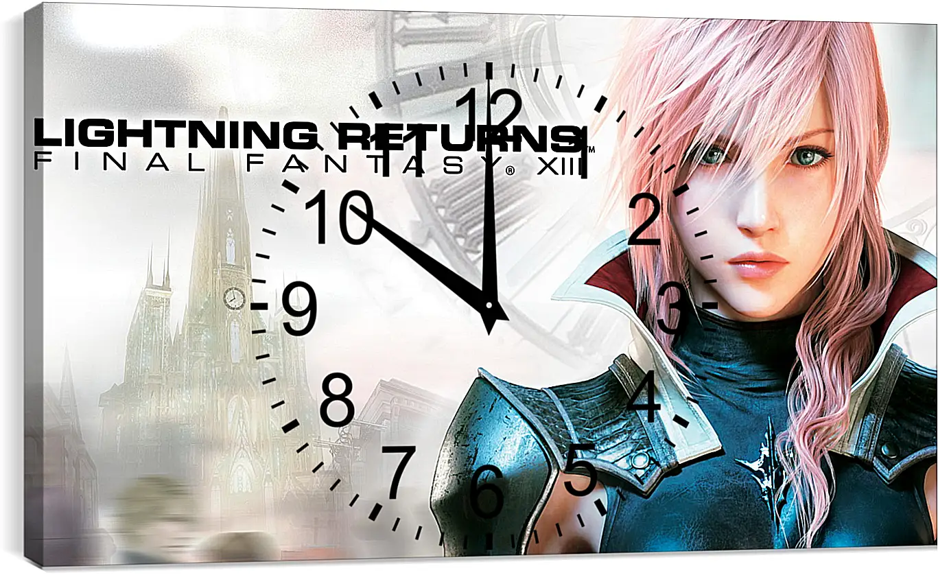 Часы картина - lightning returns final fantasy xiii, lightning, novus partus
