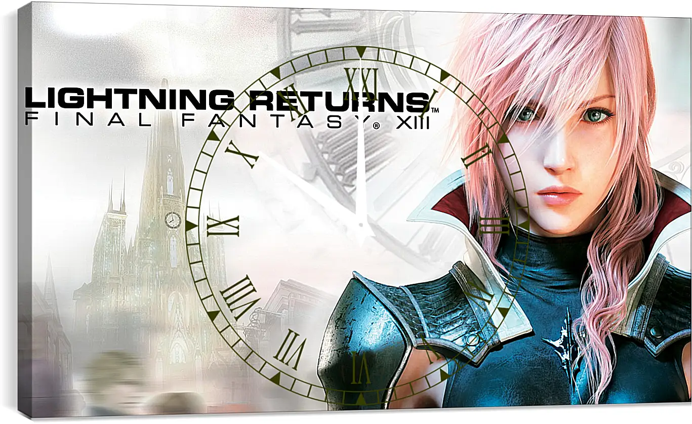 Часы картина - lightning returns final fantasy xiii, lightning, novus partus
