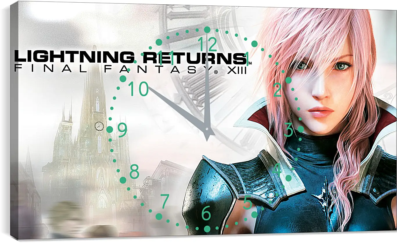 Часы картина - lightning returns final fantasy xiii, lightning, novus partus
