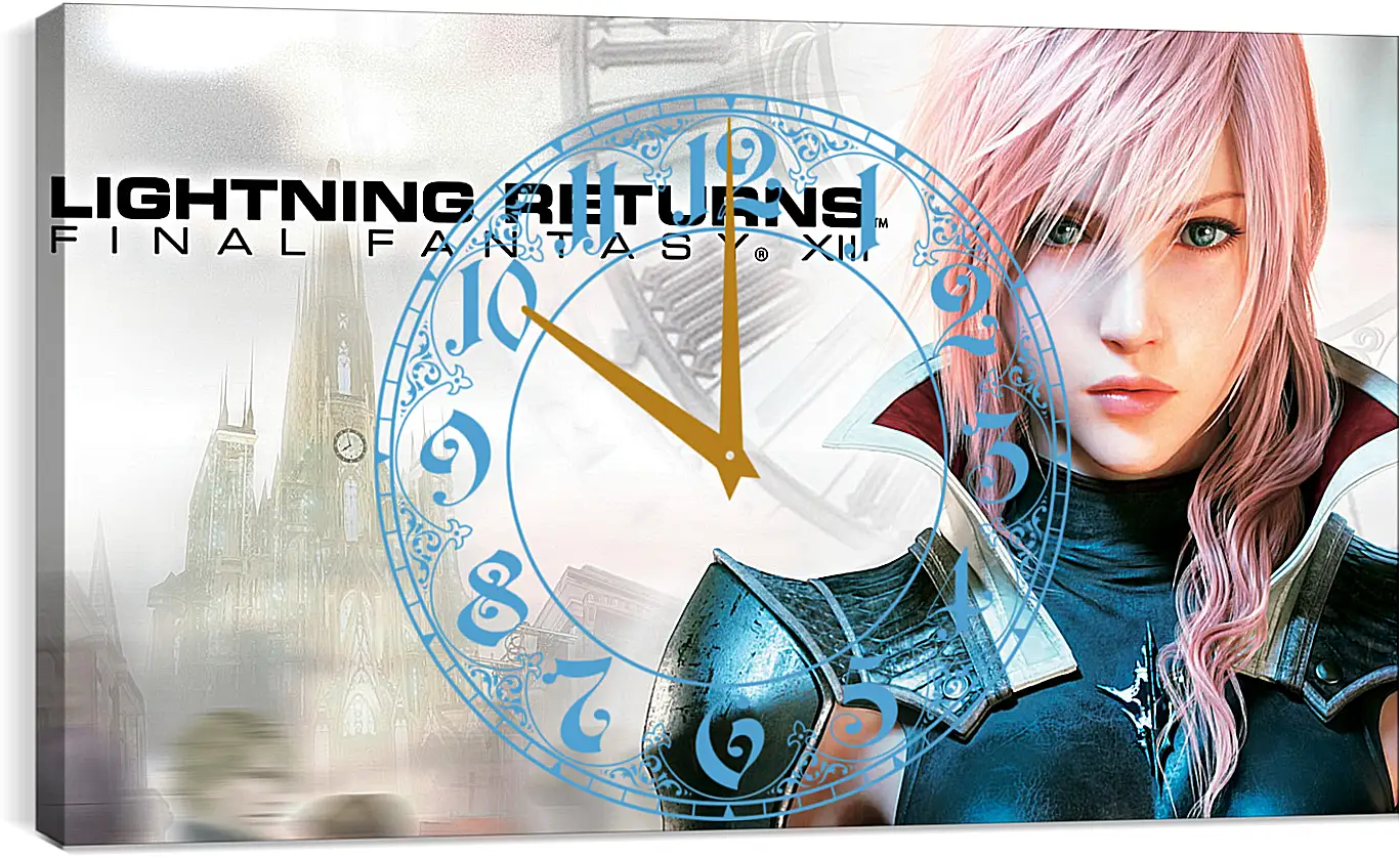 Часы картина - lightning returns final fantasy xiii, lightning, novus partus
