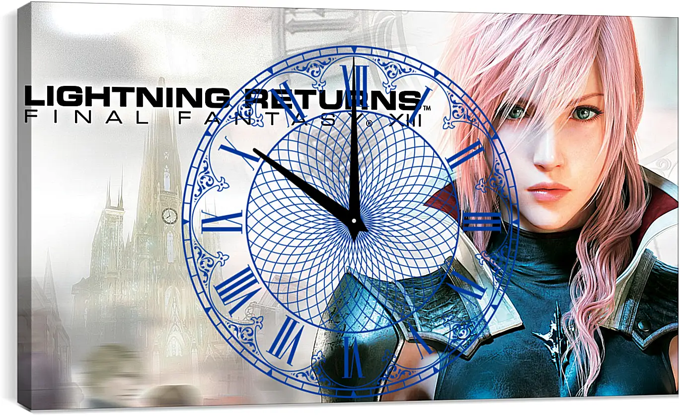 Часы картина - lightning returns final fantasy xiii, lightning, novus partus
