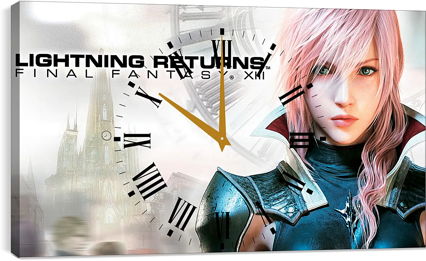 Часы картина - lightning returns final fantasy xiii, lightning, novus partus
