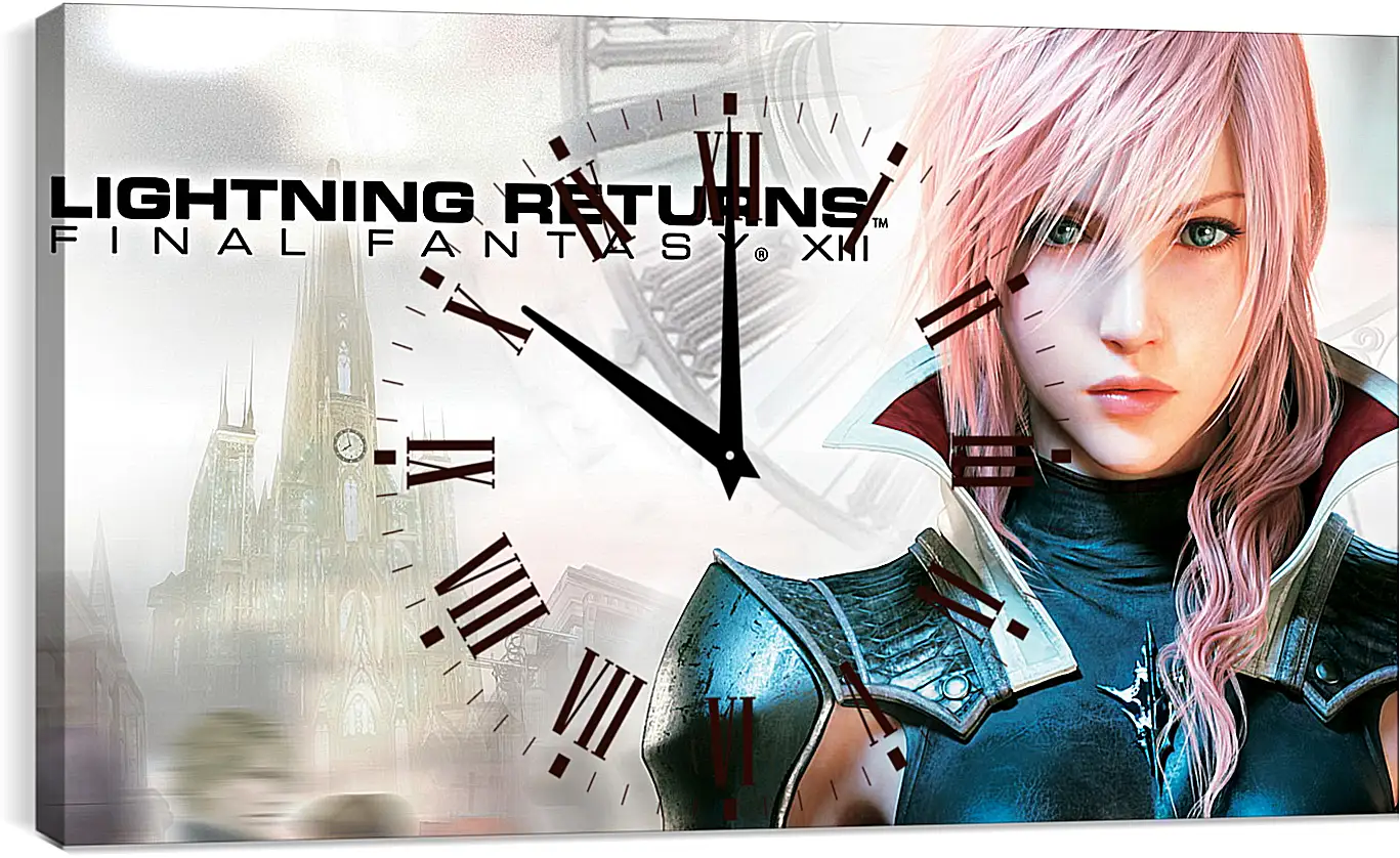 Часы картина - lightning returns final fantasy xiii, lightning, novus partus
