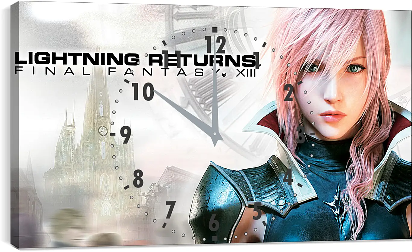 Часы картина - lightning returns final fantasy xiii, lightning, novus partus

