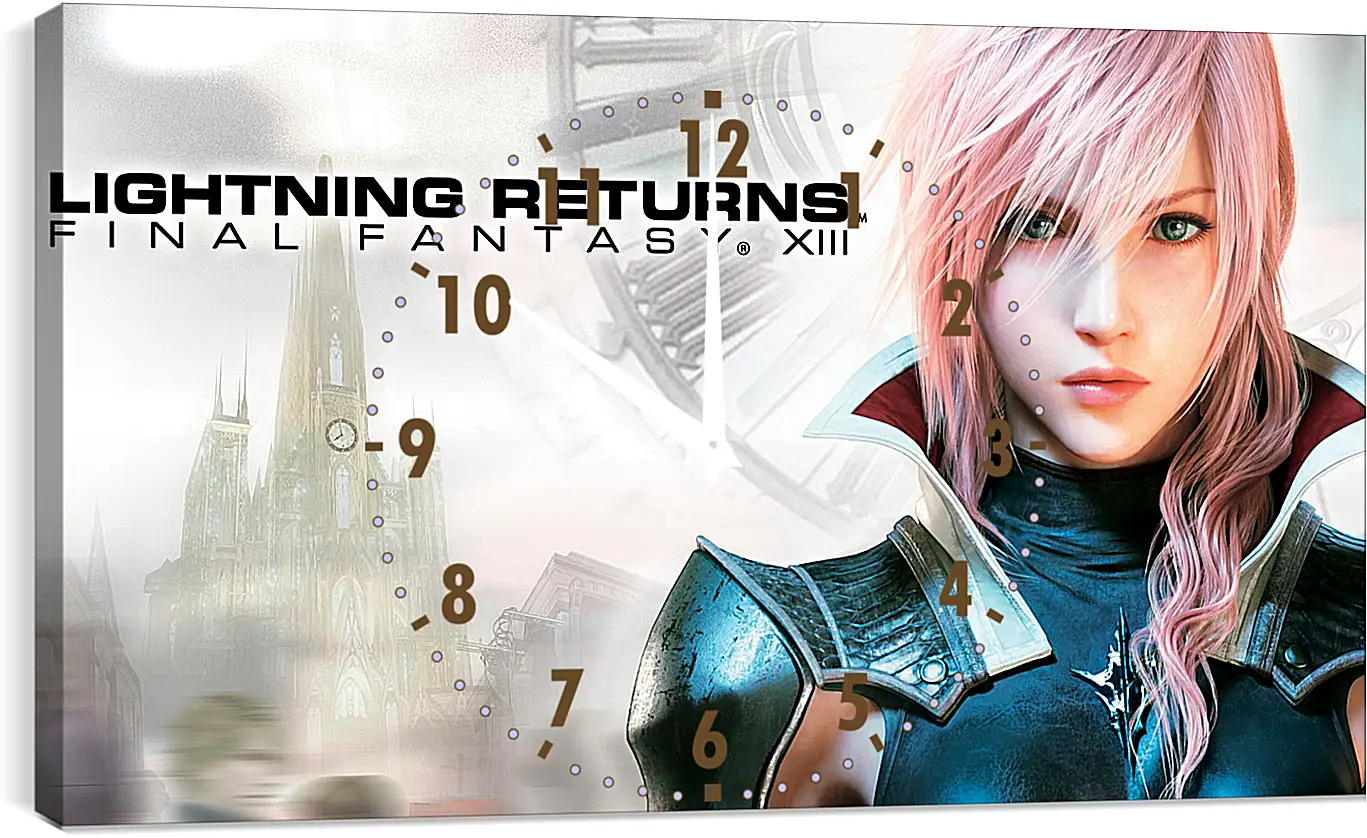 Часы картина - lightning returns final fantasy xiii, lightning, novus partus
