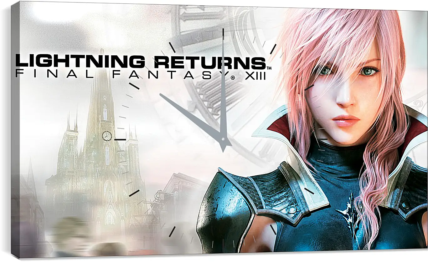 Часы картина - lightning returns final fantasy xiii, lightning, novus partus
