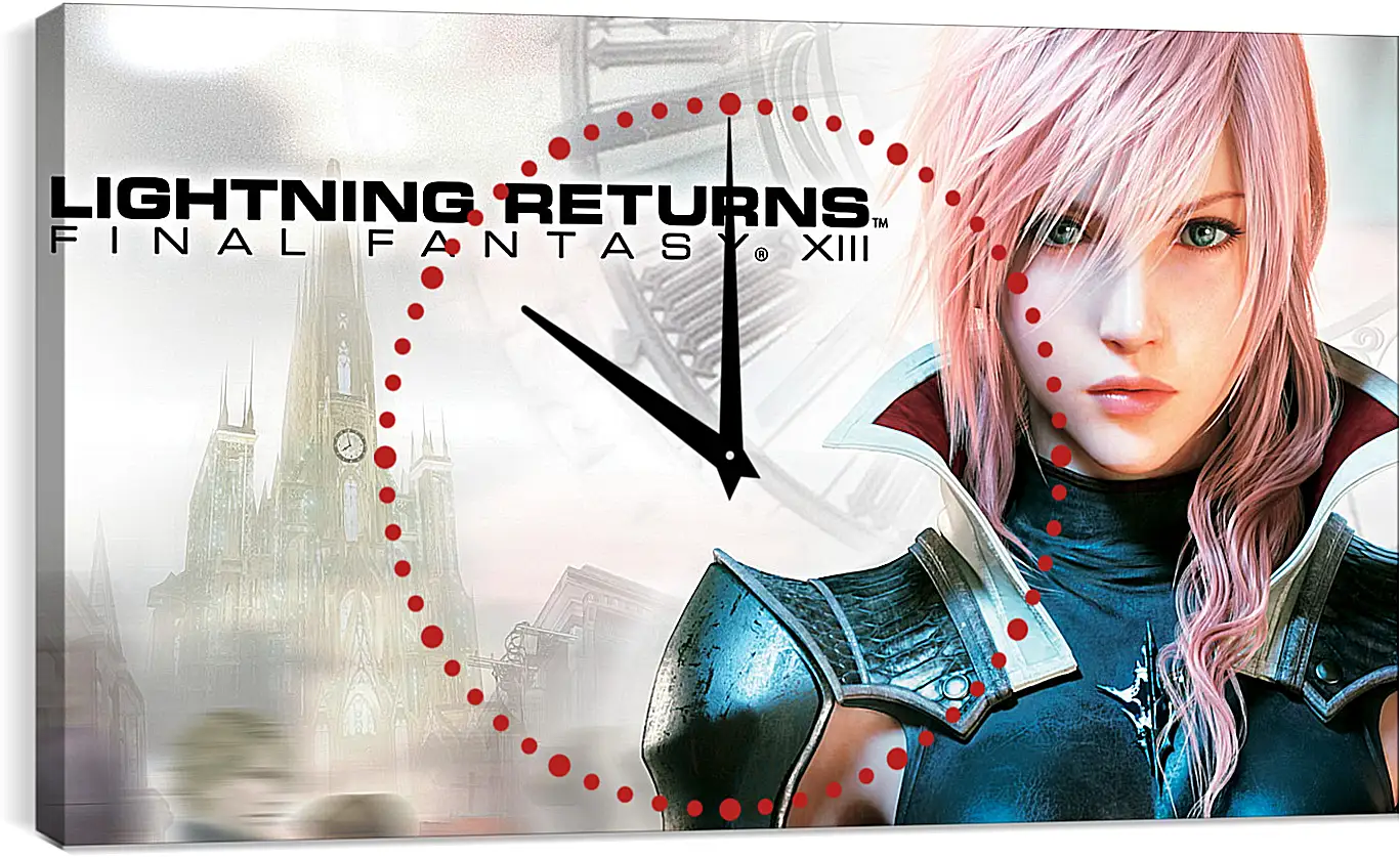 Часы картина - lightning returns final fantasy xiii, lightning, novus partus
