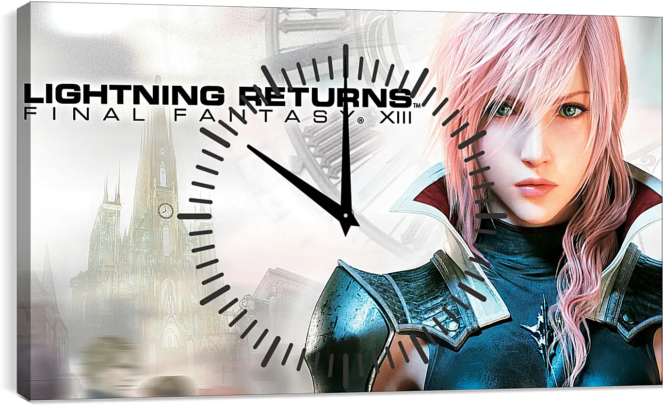 Часы картина - lightning returns final fantasy xiii, lightning, novus partus
