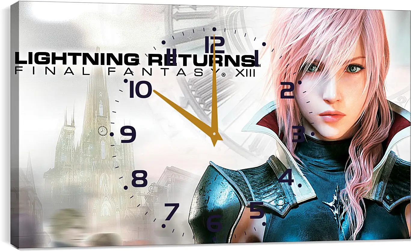 Часы картина - lightning returns final fantasy xiii, lightning, novus partus
