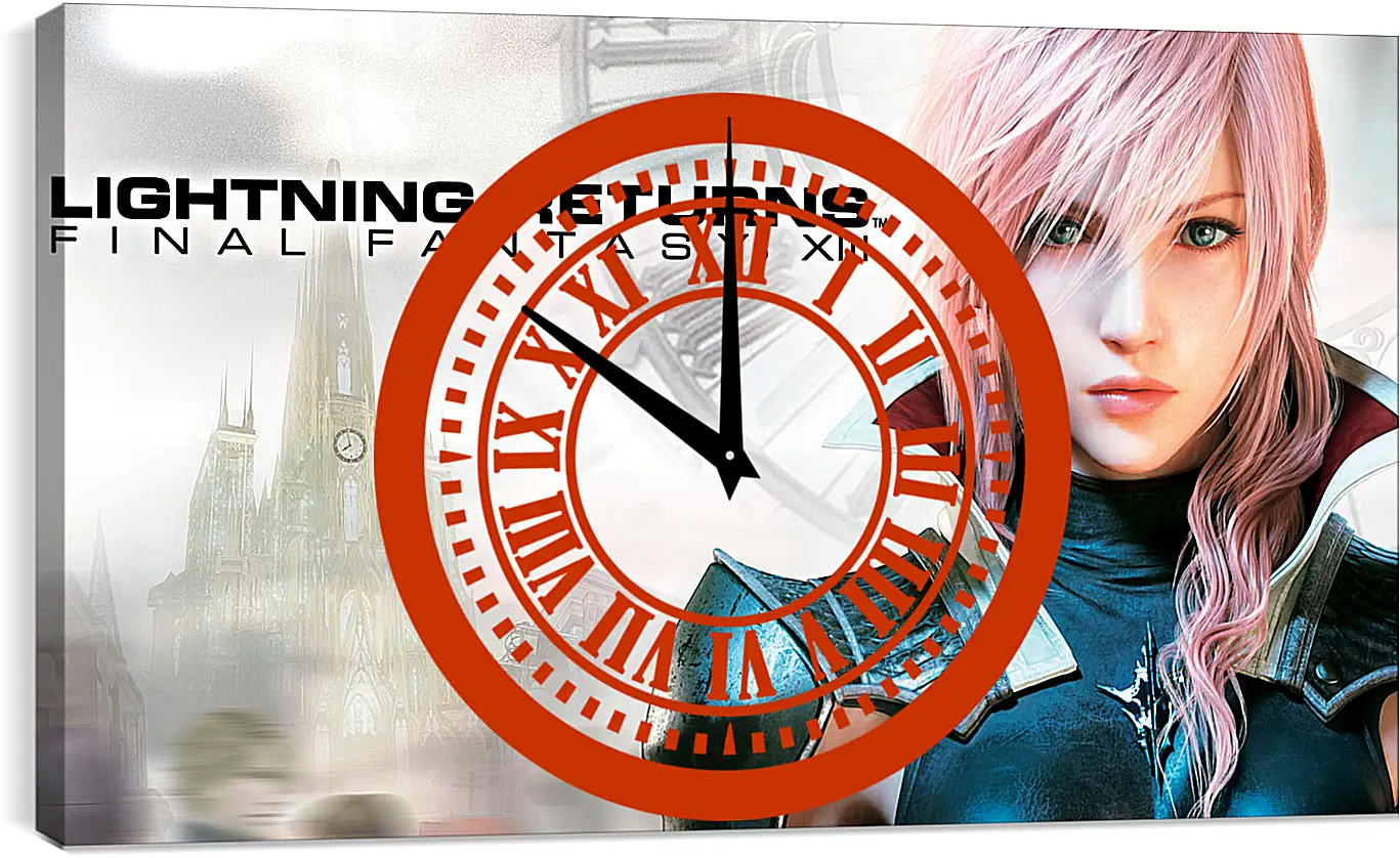 Часы картина - lightning returns final fantasy xiii, lightning, novus partus
