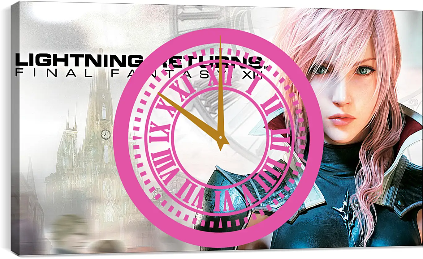 Часы картина - lightning returns final fantasy xiii, lightning, novus partus
