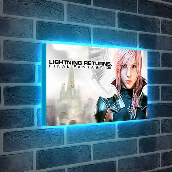 Лайтбокс световая панель - lightning returns final fantasy xiii, lightning, novus partus
