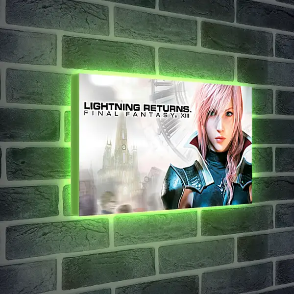 Лайтбокс световая панель - lightning returns final fantasy xiii, lightning, novus partus
