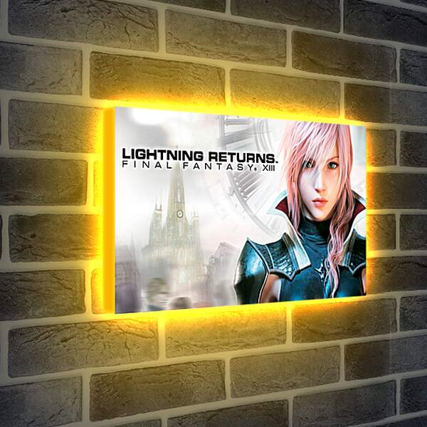 Лайтбокс световая панель - lightning returns final fantasy xiii, lightning, novus partus
