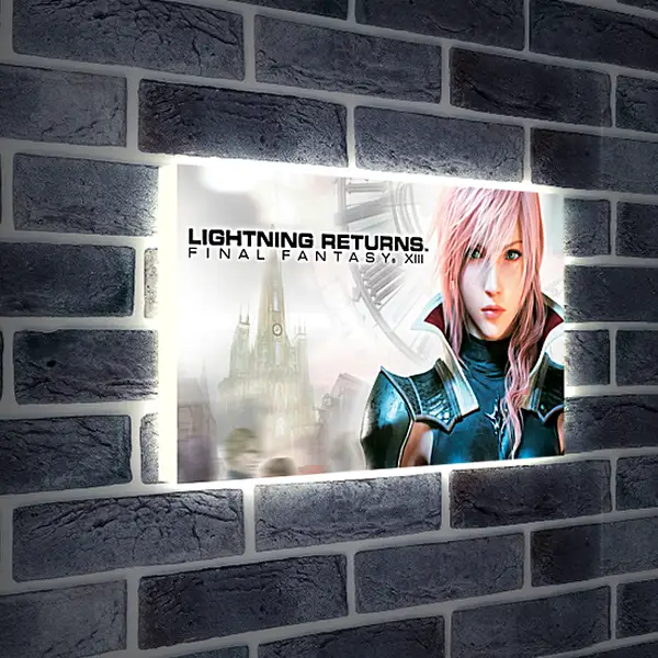 Лайтбокс световая панель - lightning returns final fantasy xiii, lightning, novus partus
