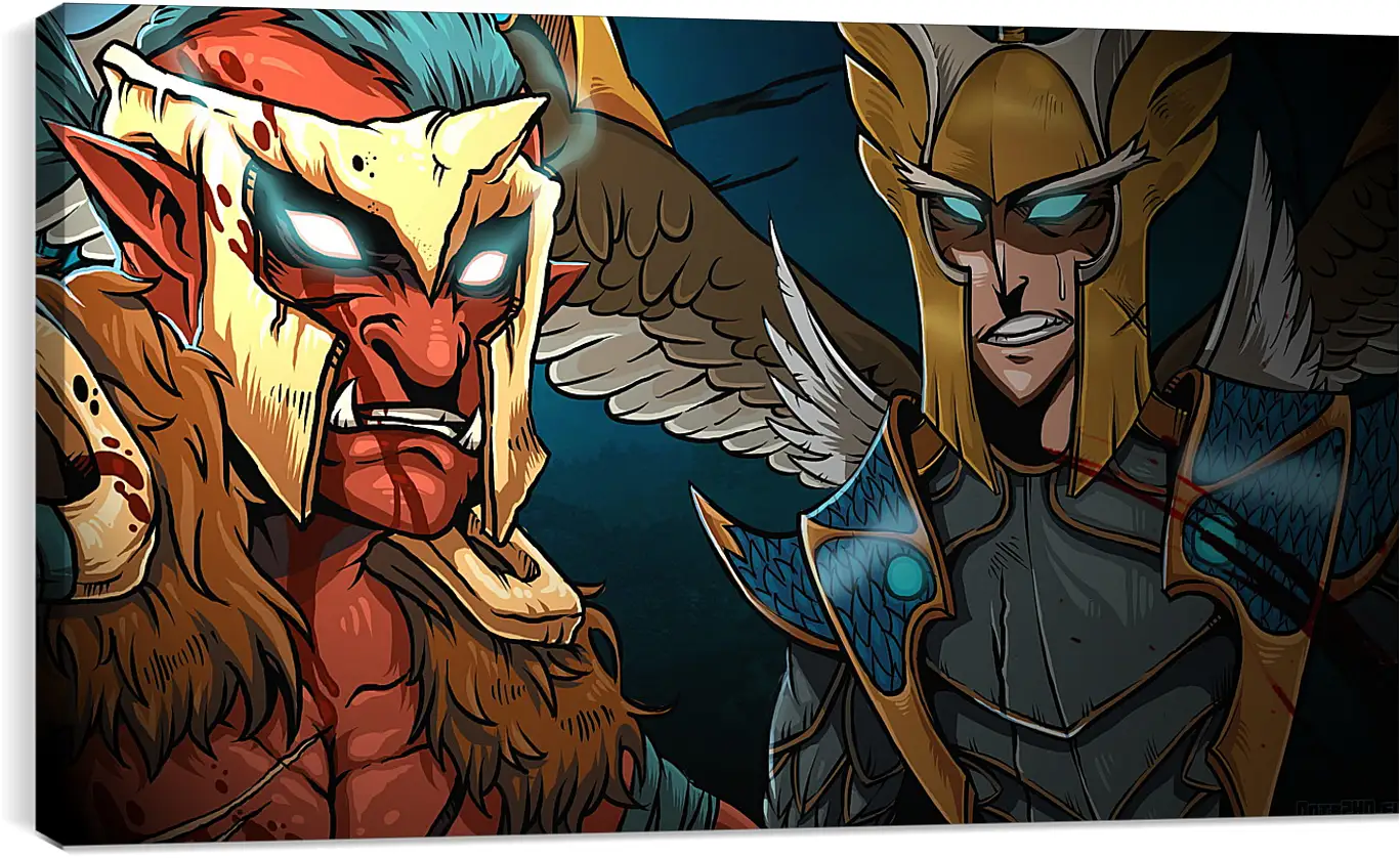 Постер и плакат - skywrath mage, troll warlord, dota 2