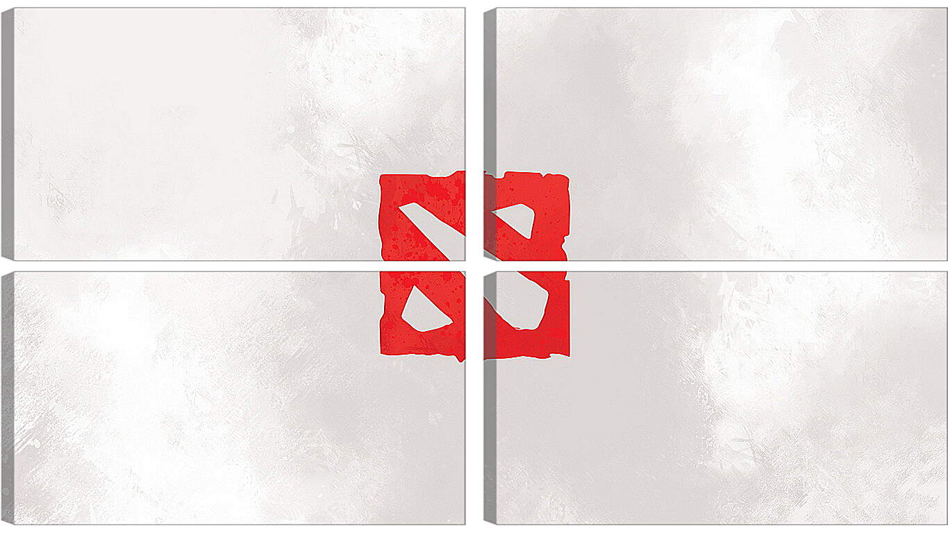 Модульная картина - dota 2, art, logo