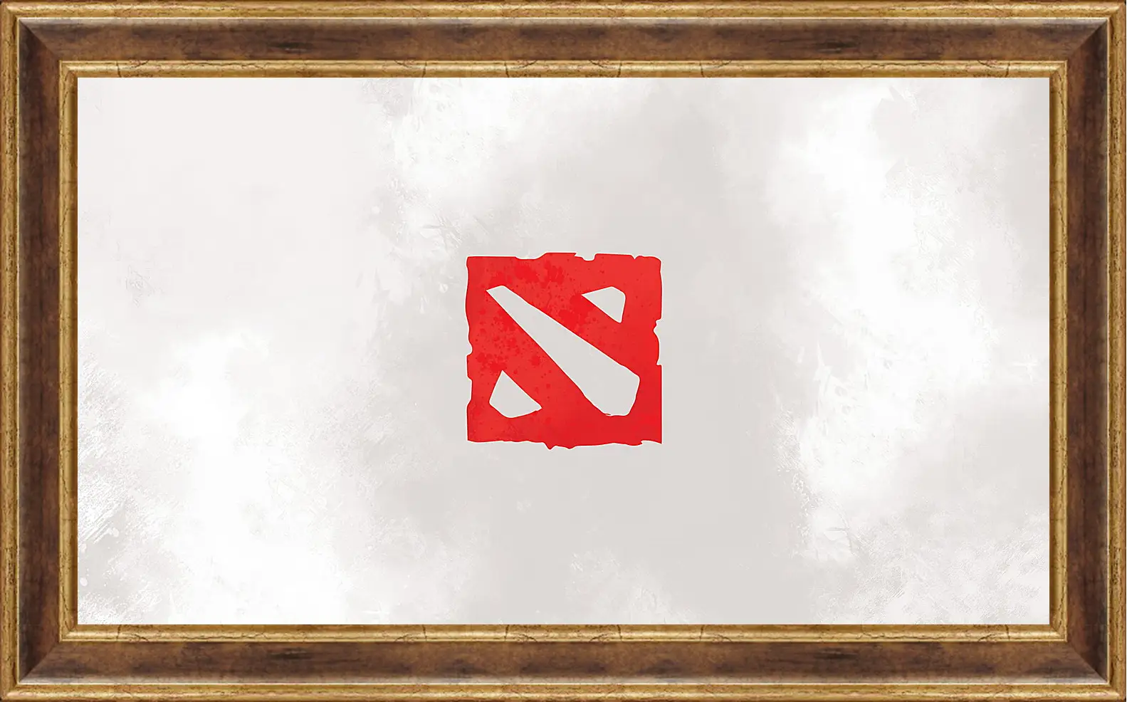 Картина в раме - dota 2, art, logo