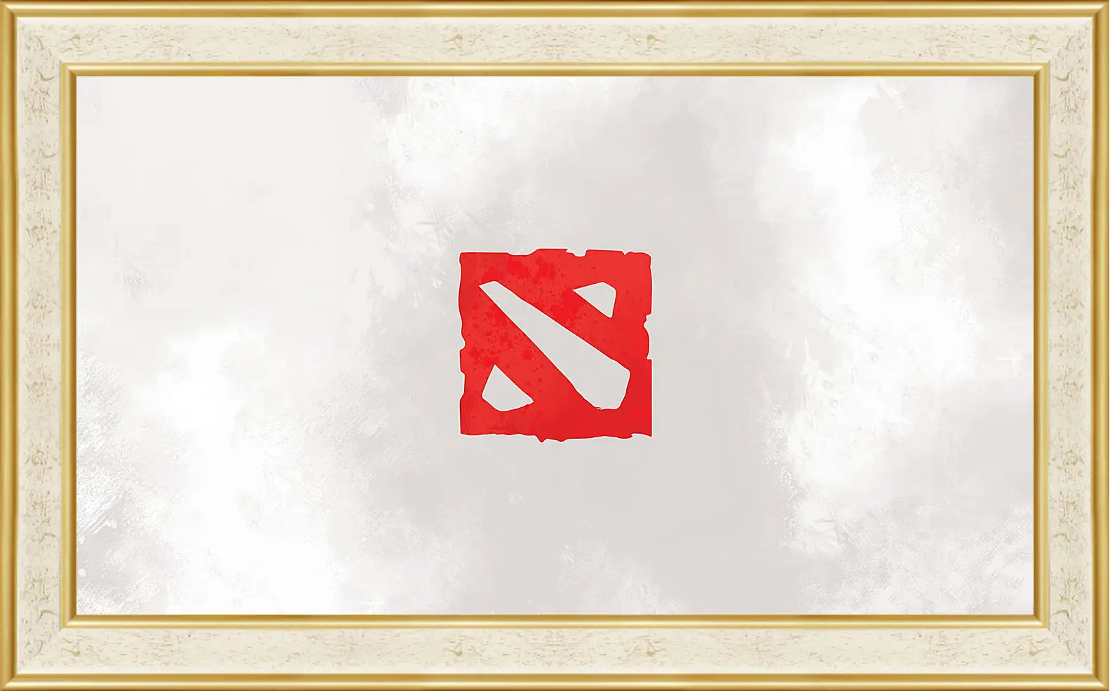 Картина в раме - dota 2, art, logo