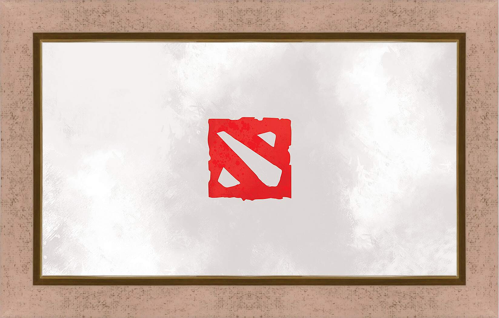 Картина в раме - dota 2, art, logo