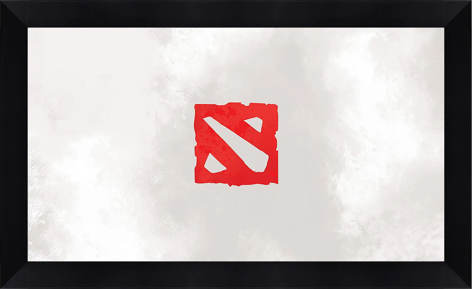 Картина в раме - dota 2, art, logo