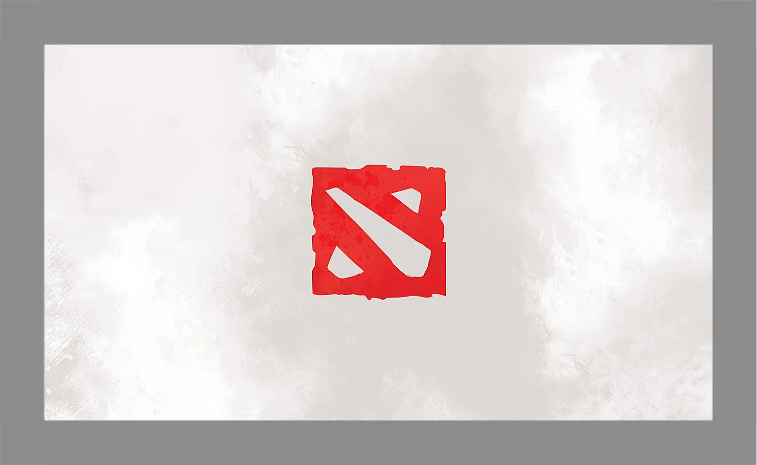 Картина в раме - dota 2, art, logo