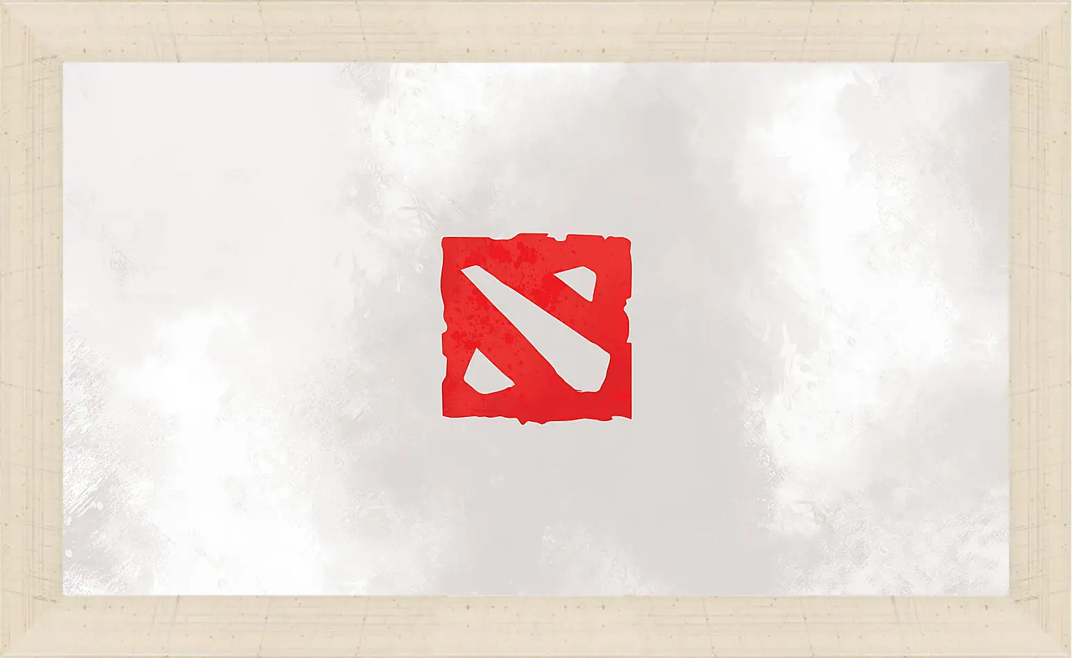 Картина в раме - dota 2, art, logo