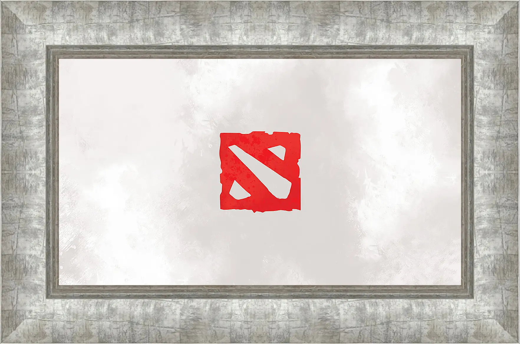 Картина в раме - dota 2, art, logo