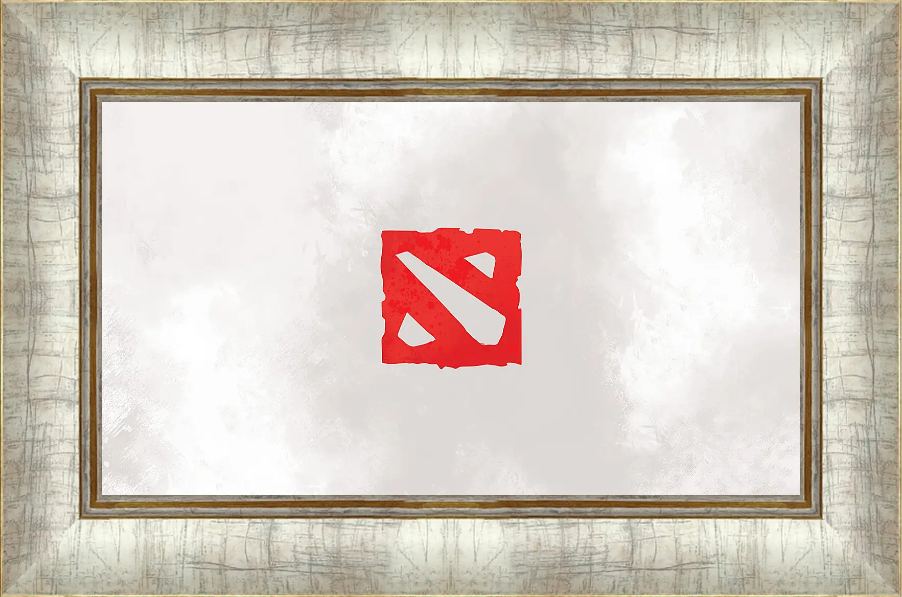 Картина в раме - dota 2, art, logo