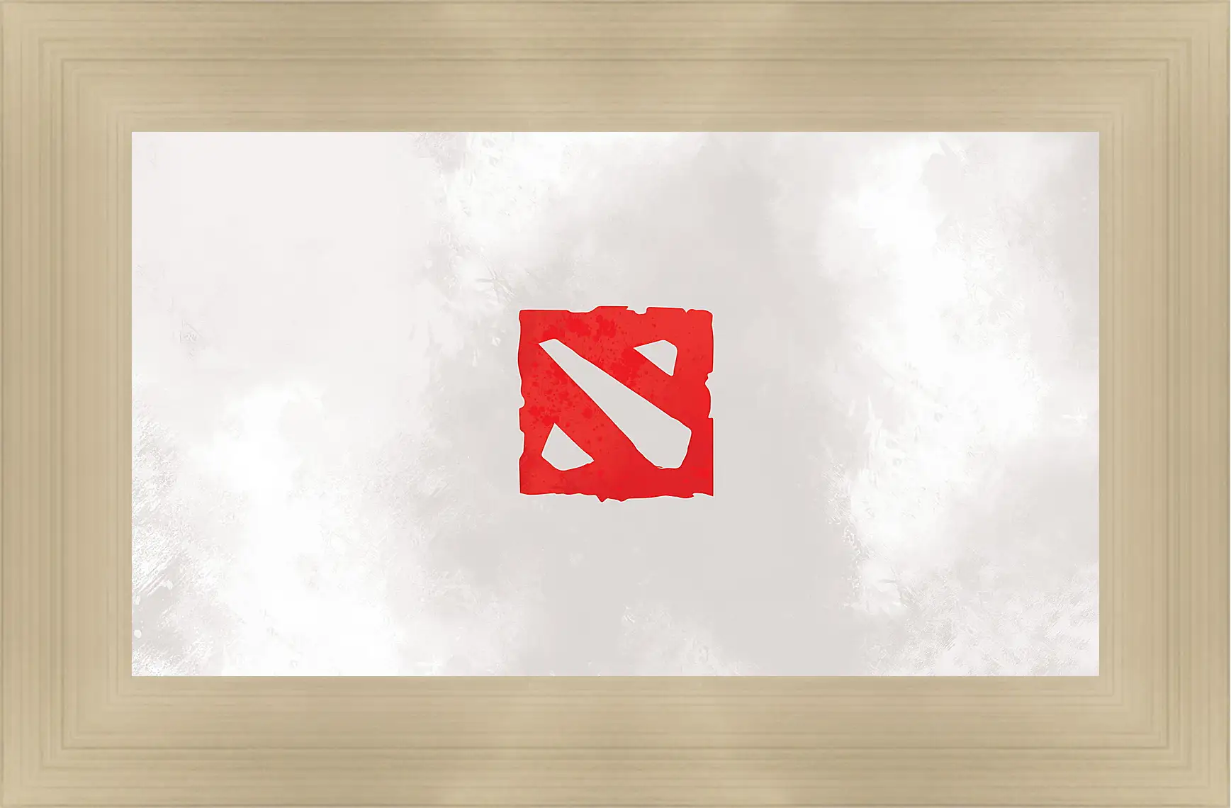 Картина в раме - dota 2, art, logo