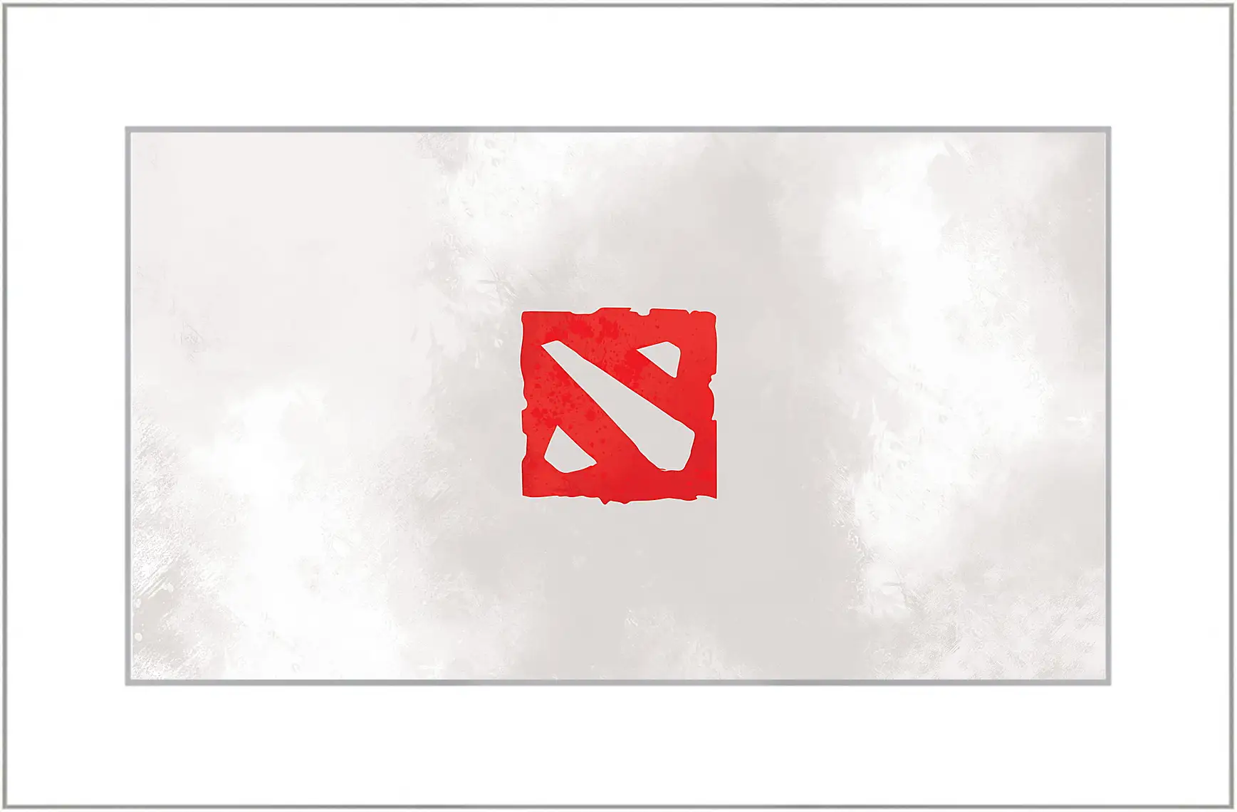Картина в раме - dota 2, art, logo