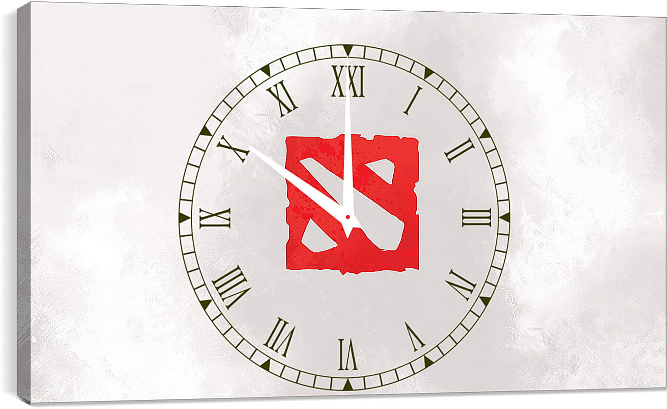 Часы картина - dota 2, art, logo