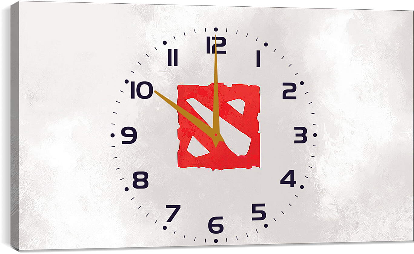 Часы картина - dota 2, art, logo