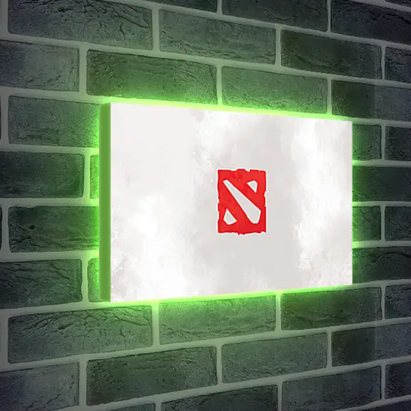 Лайтбокс световая панель - dota 2, art, logo