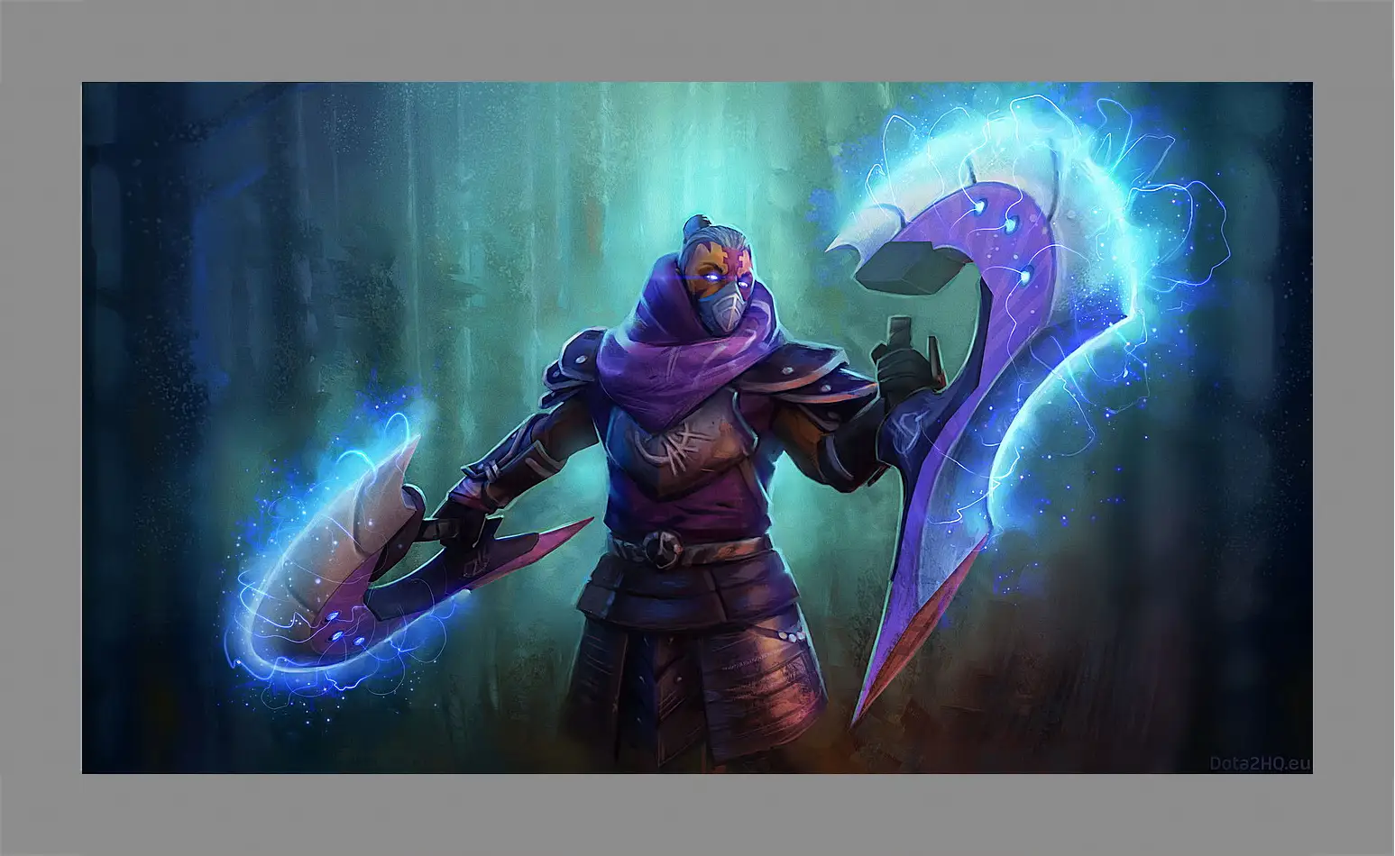 Картина в раме - anti-mage, dota 2, art