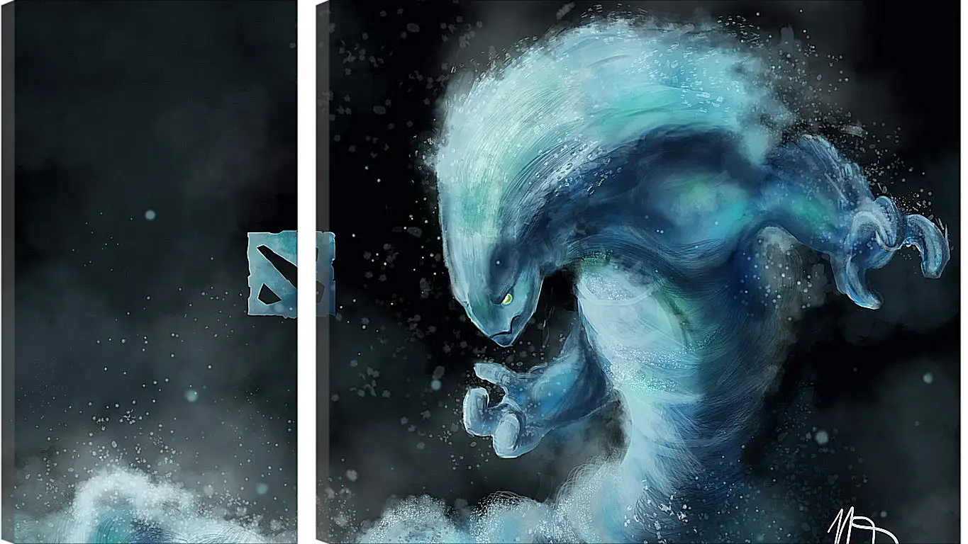 Модульная картина - morphling, dota 2, art