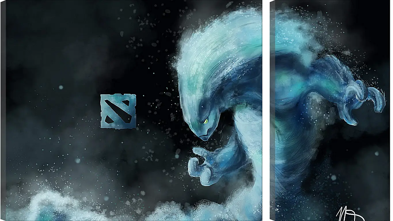 Модульная картина - morphling, dota 2, art