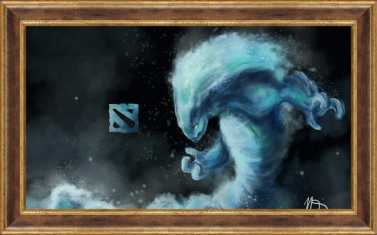 Картина в раме - morphling, dota 2, art