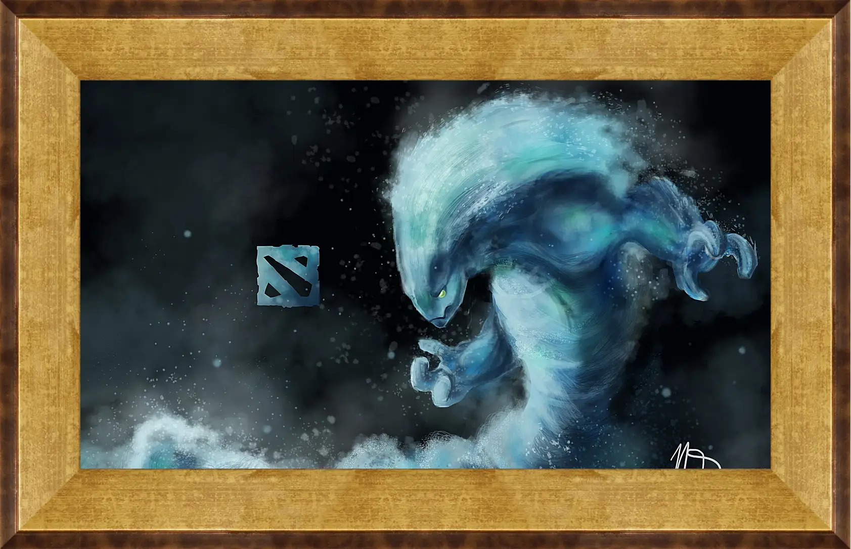 Картина в раме - morphling, dota 2, art