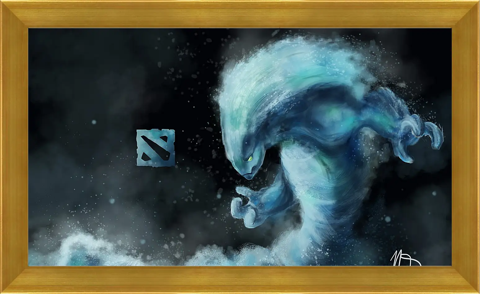 Картина в раме - morphling, dota 2, art