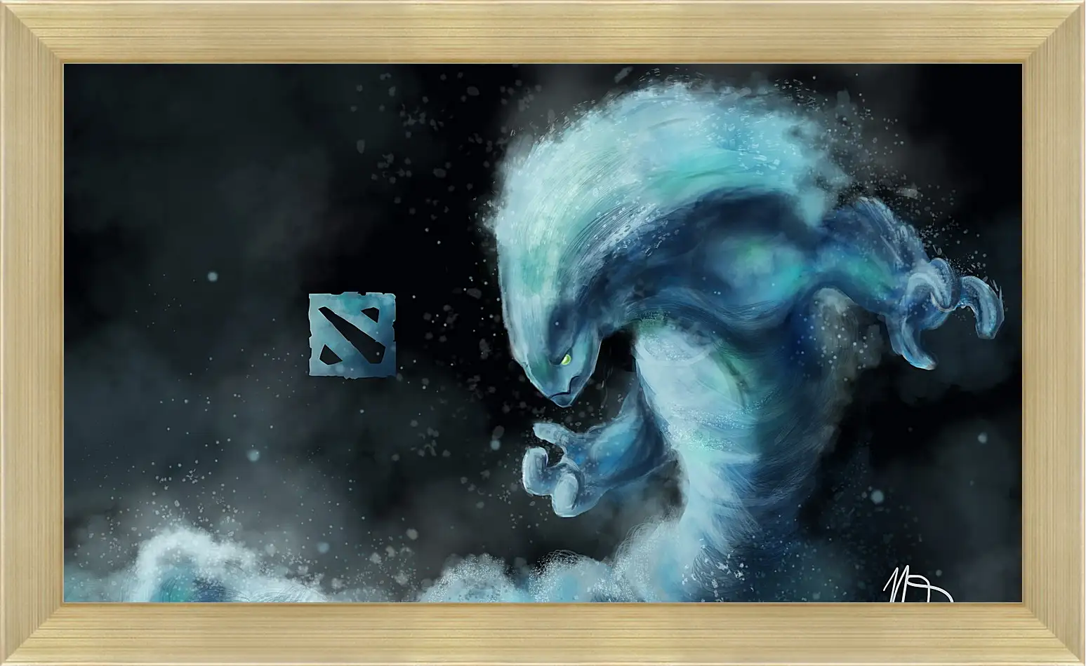 Картина в раме - morphling, dota 2, art