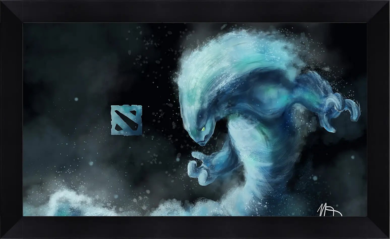 Картина в раме - morphling, dota 2, art